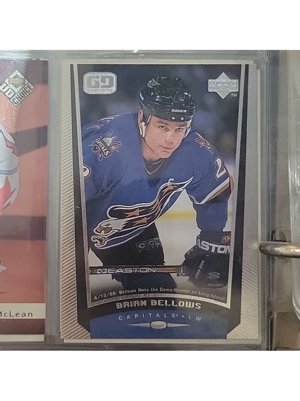 Brian Bellows Hockey Card